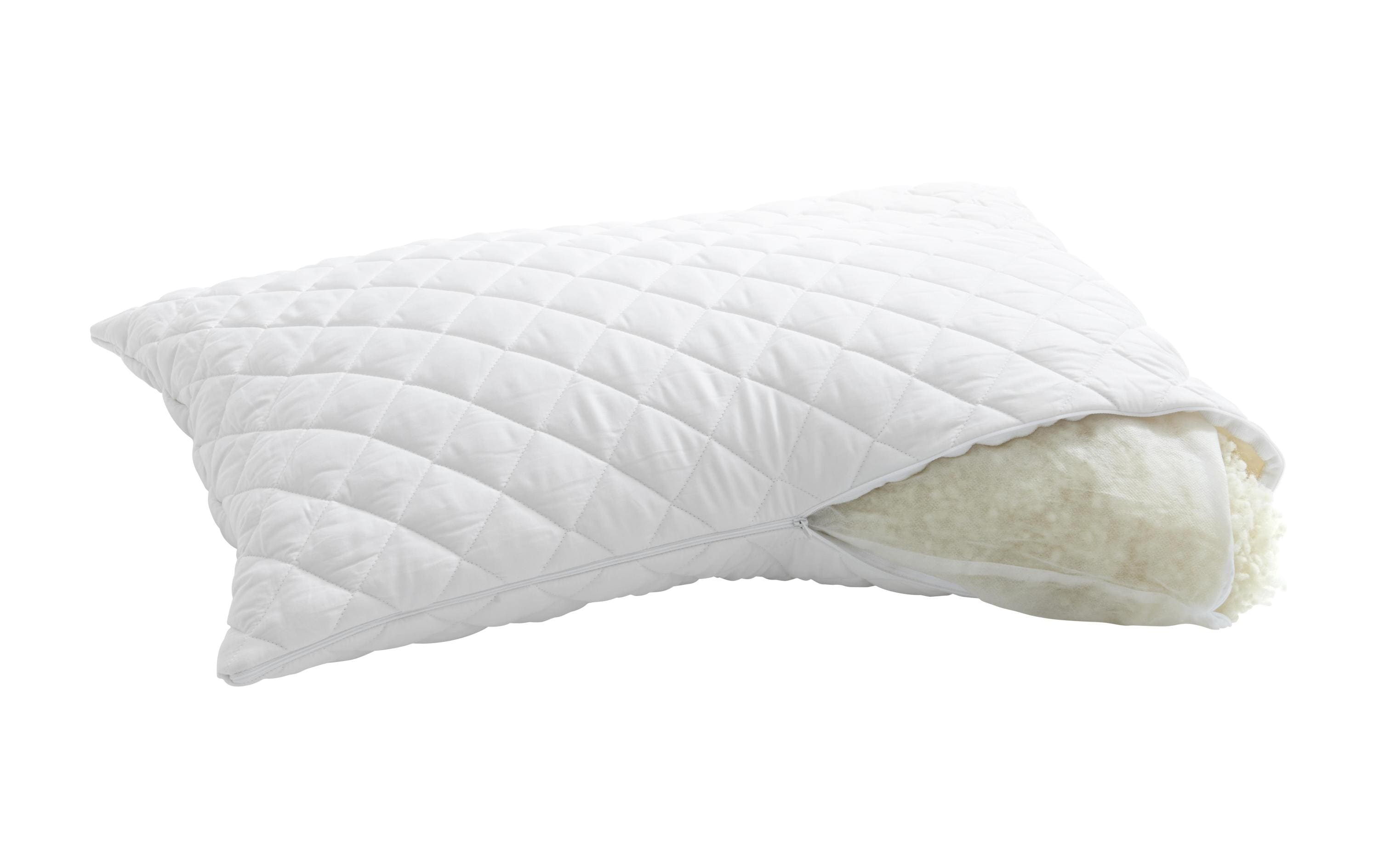 Billerbeck Klassisches Kopfkissen Sophie Schurwolle, 50 x 70 cm