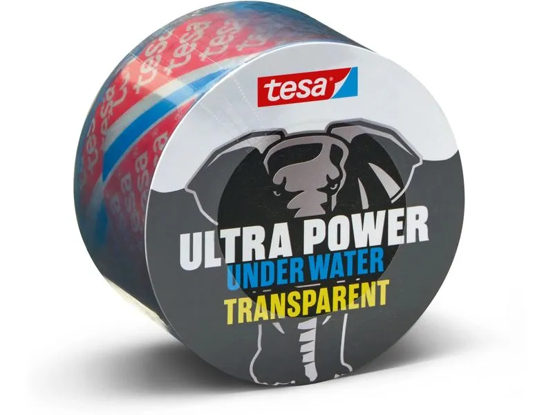 tesa Ultra Power Under Water Transparent, 1.5 m x 50 mm tesa Ultra Power Under Water Transparent, 1.5 m x 50 mm