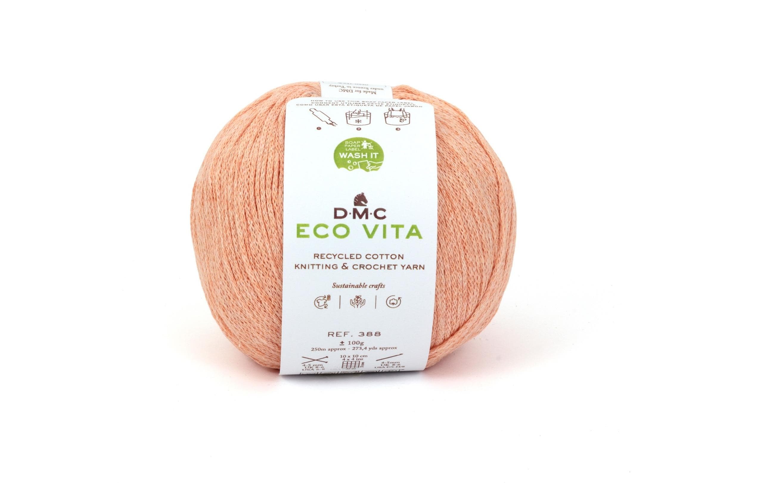 DMC Wolle Eco Vita 100 g, Aprikose
