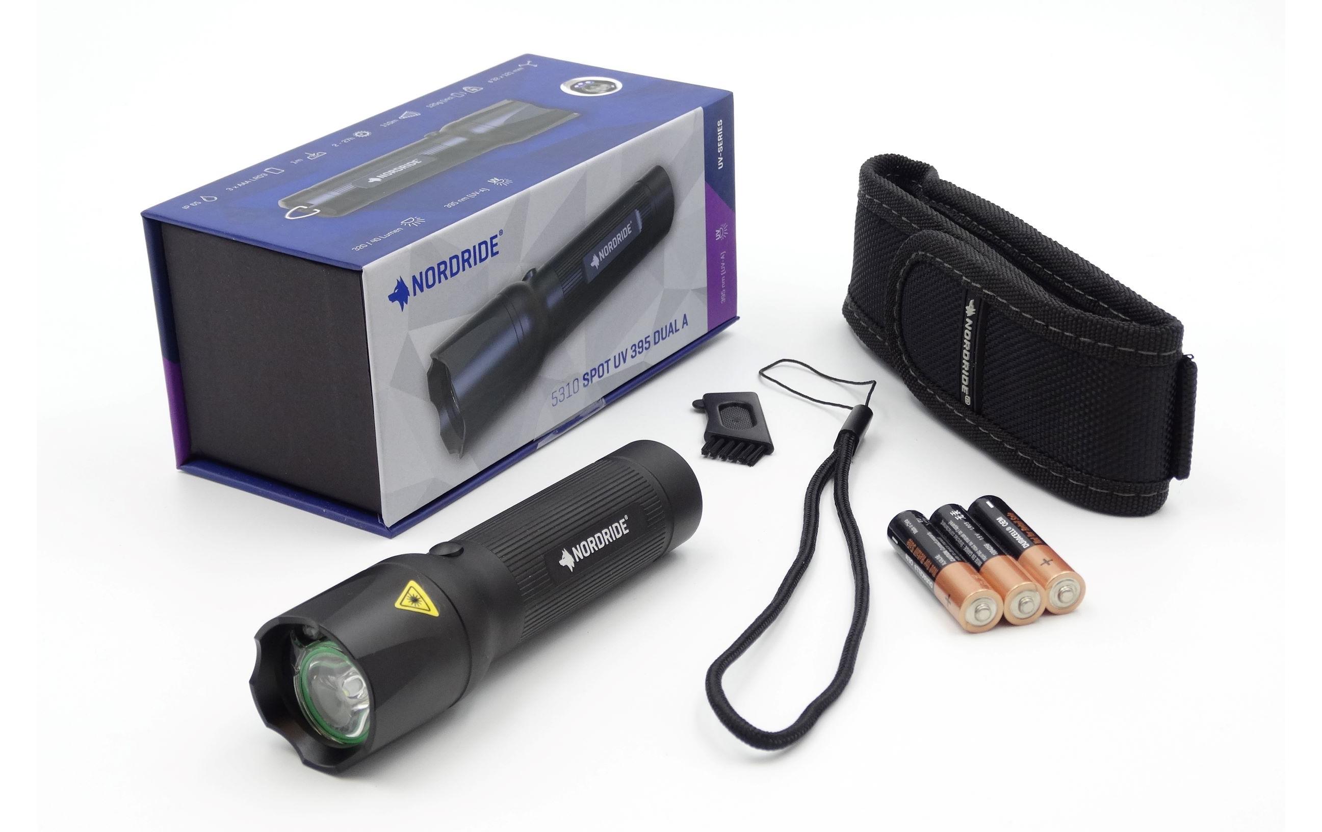 Nordride Taschenlampe Spot UV 395 Dual A 320 lm, IP 65