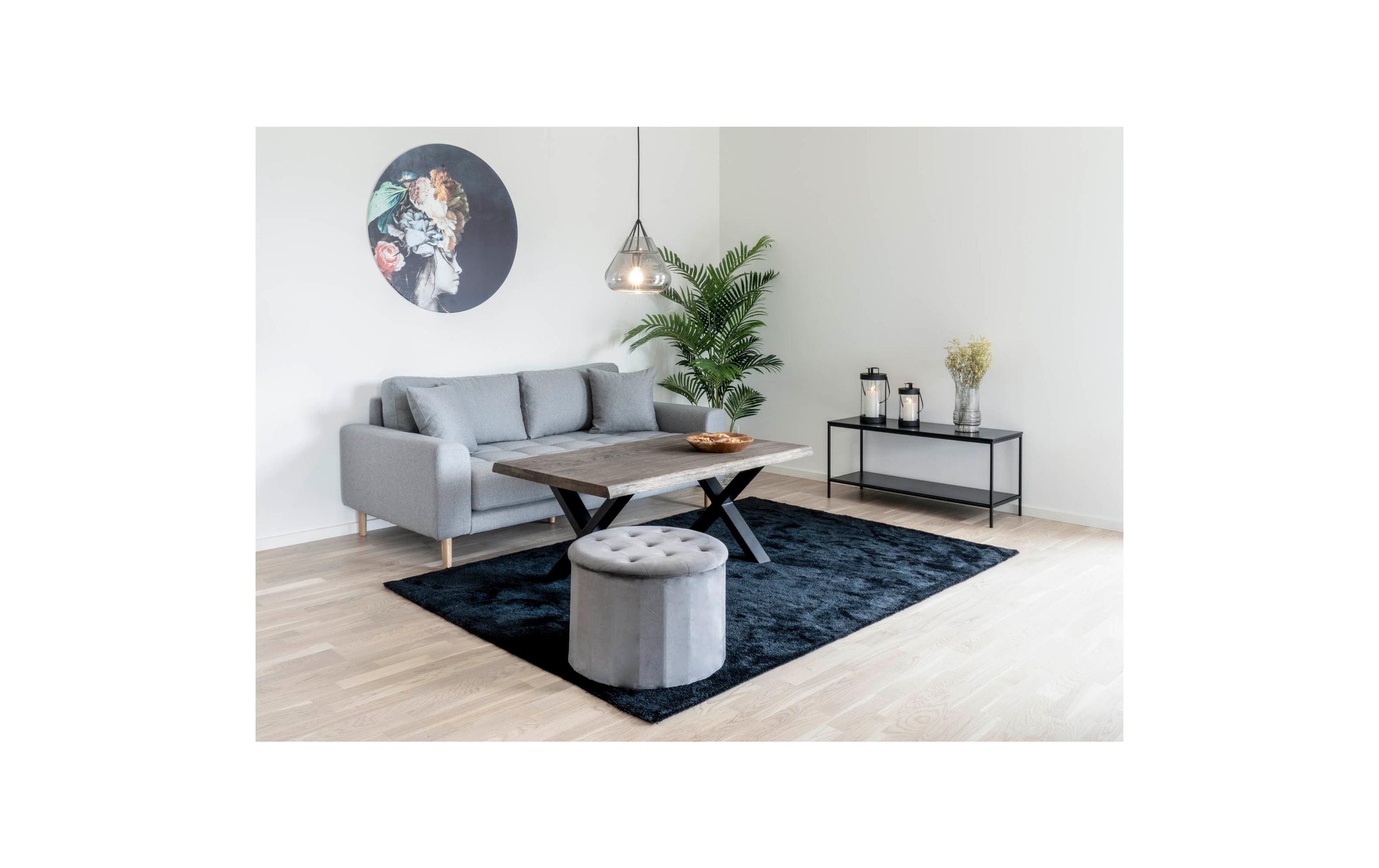 House Nordic TV-Möbel Vita 36 x 100 cm, Schwarz