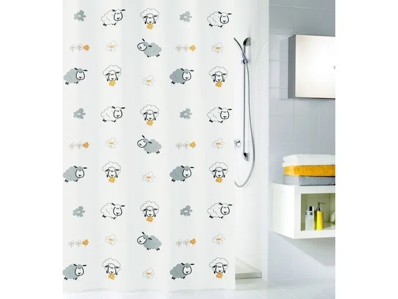 Kleine Wolke Duschvorhang Sheep 180 x 200 cm, Mehrfarbig Kleine Wolke Duschvorhang Sheep 180 x 200 cm, Mehrfarbig