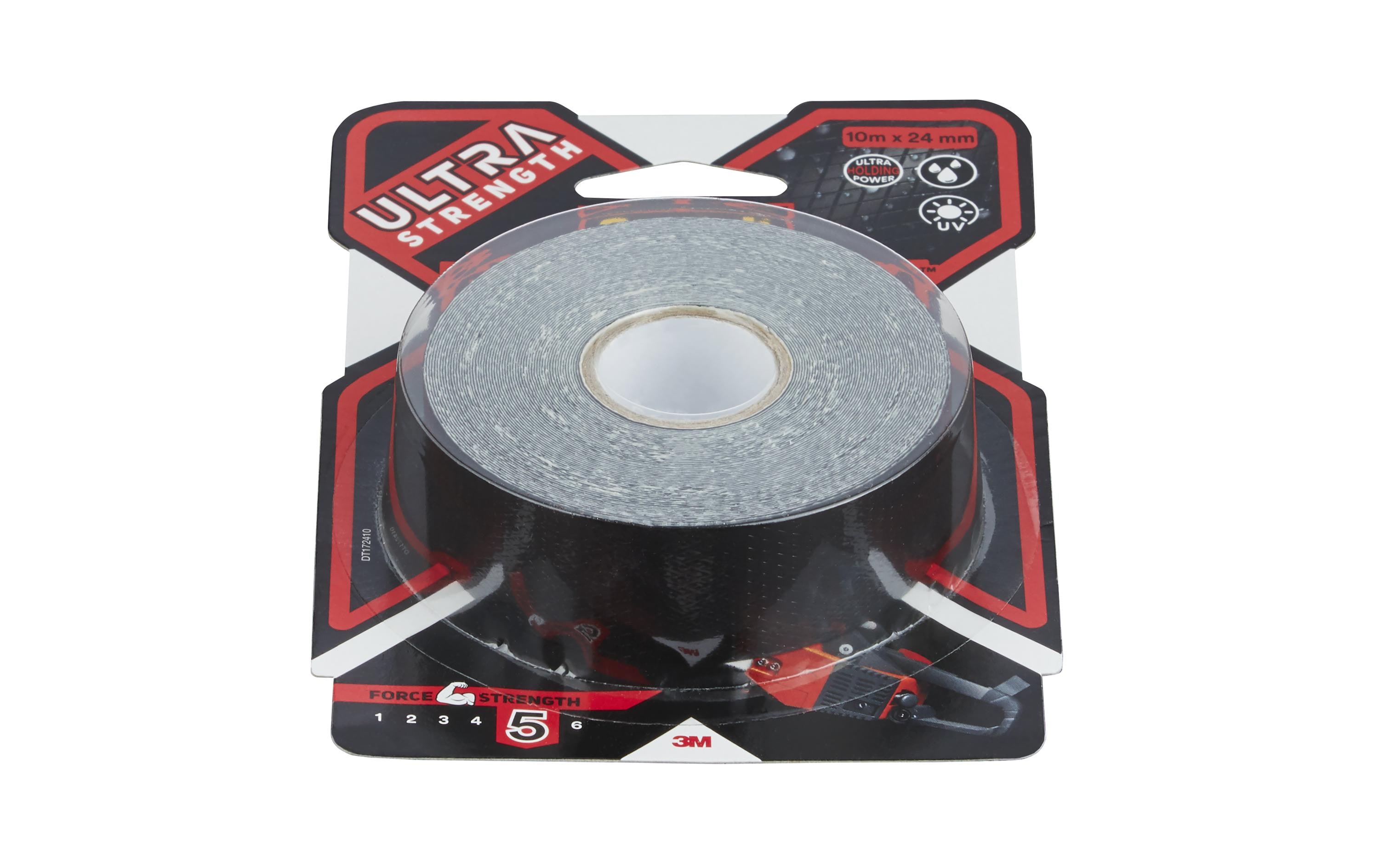 3M Gewebeband Scotch Extremium Ultra DT17 24 mm x 10 m, Schwarz