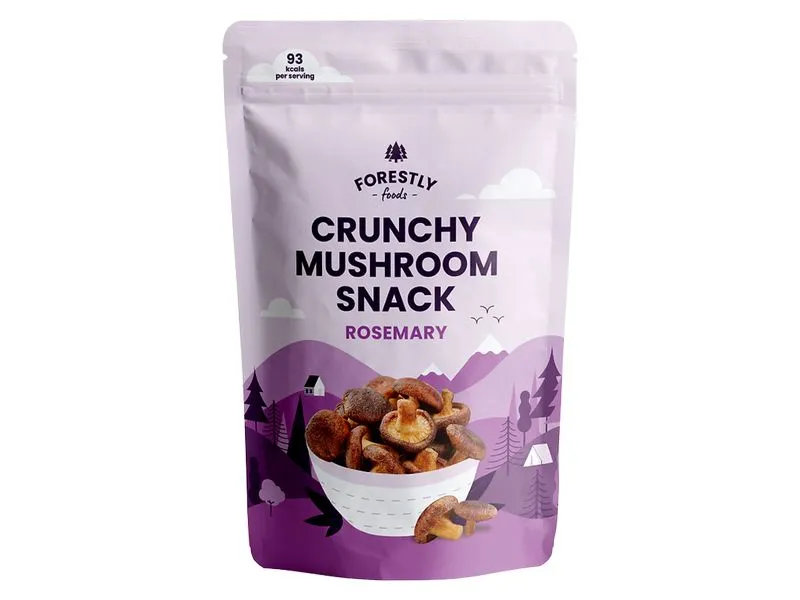 Forestly Foods Crunchy Mushroom Chips Rosmarin 50 g Forestly Foods Crunchy Mushroom Chips Rosmarin 50 g