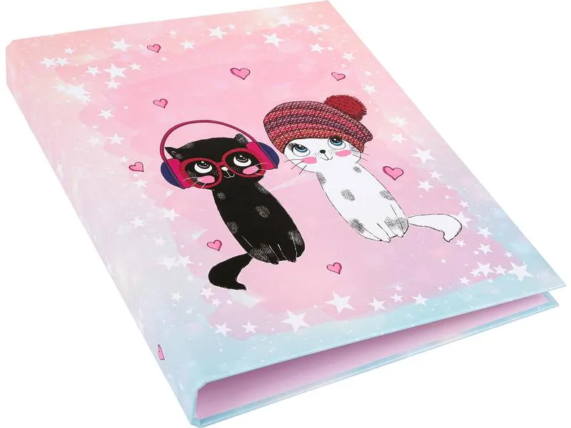 Goldbuch Ringbuch Music for Cats 4 cm, Rosa Goldbuch Ringbuch Music for Cats 4 cm, Rosa