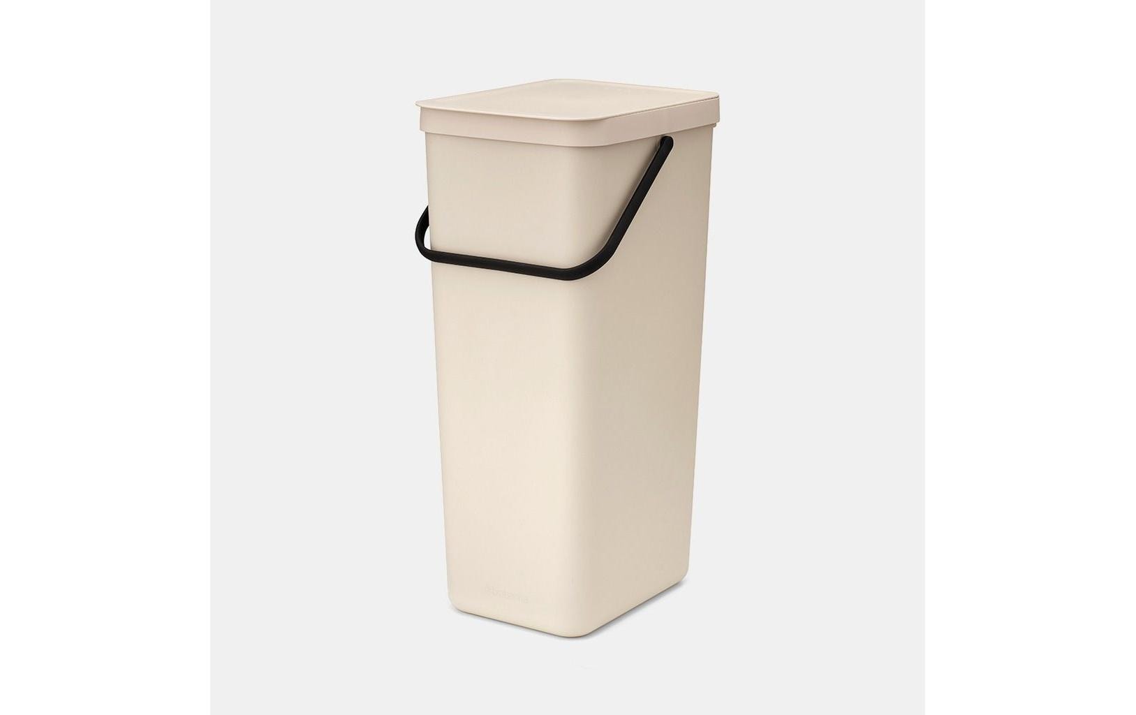 Brabantia Recyclingbehälter Sort & Go 40 l, Beige
