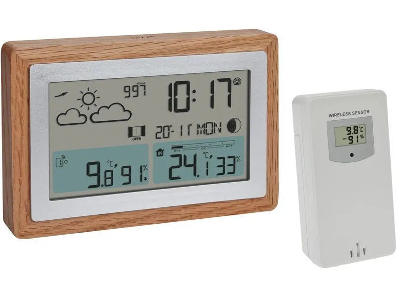 TFA Dostmann Wetterstation Oak Braun TFA Dostmann Wetterstation Oak Braun