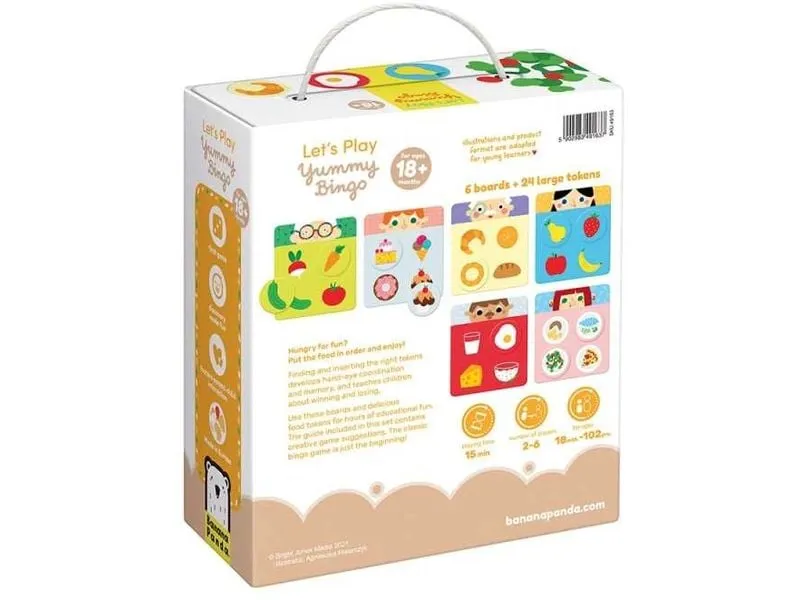 Banana Panda Kinderspiel Yummy Bingo Pappe 18m+