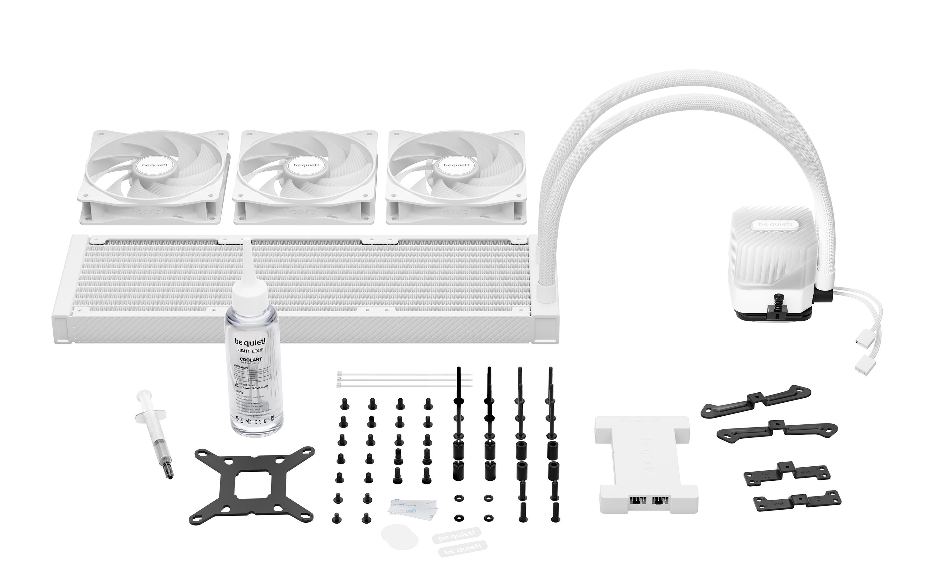 be quiet! Wasserkühlung Light Loop 360mm Weiss