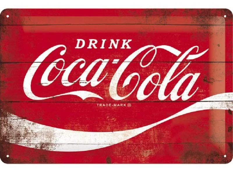 Nostalgic Art Schild Coca-Cola 20 x 30 cm, Metall Nostalgic Art Schild Coca-Cola 20 x 30 cm, Metall