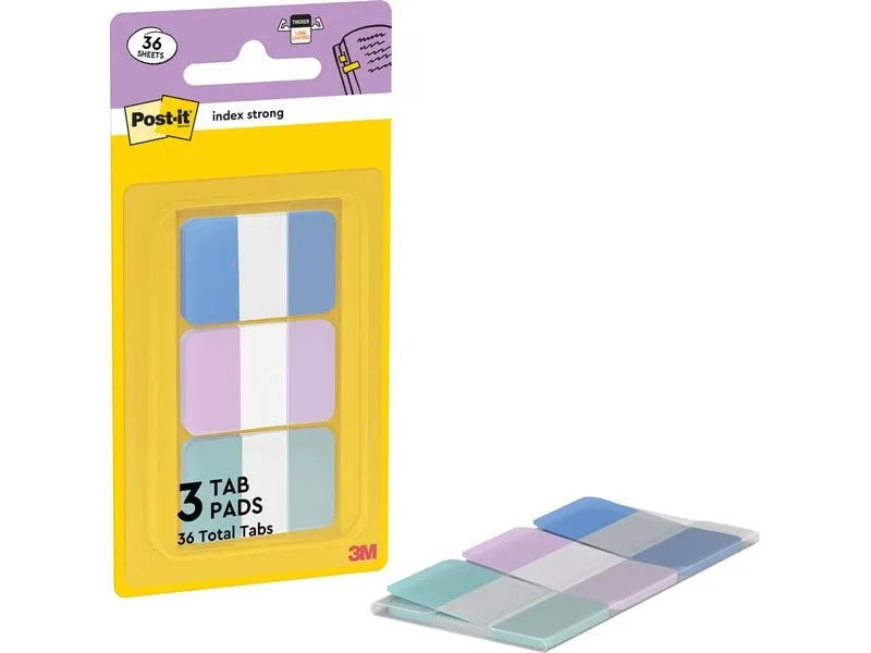 Post-it Page Marker Index Strong Standard Blau/Grün/Violett, 3 Stück Post-it Page Marker Index Strong Standard Blau/Grün/Violett, 3 Stück