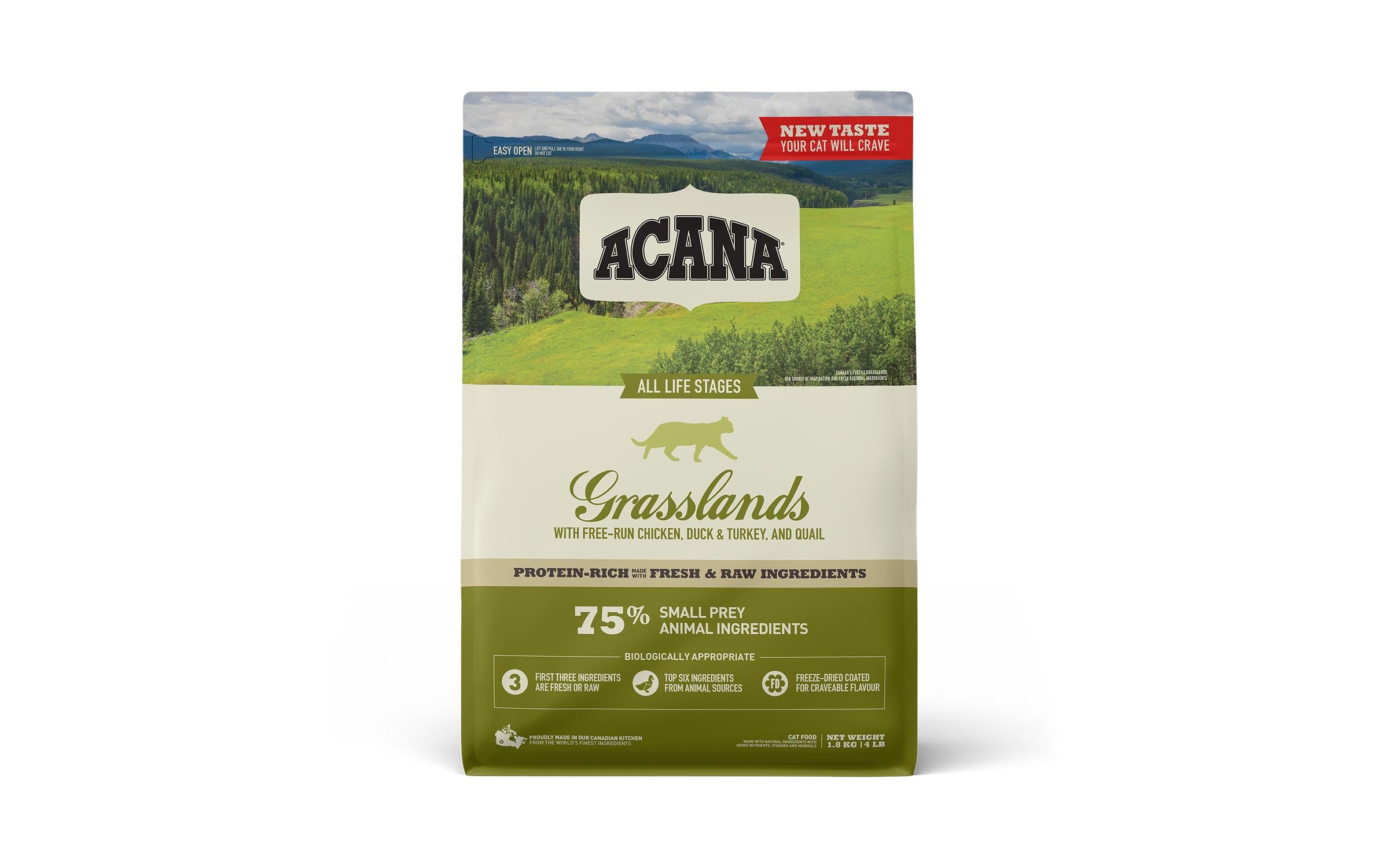Acana Trockenfutter Regionals Grasslands, 1.8 kg