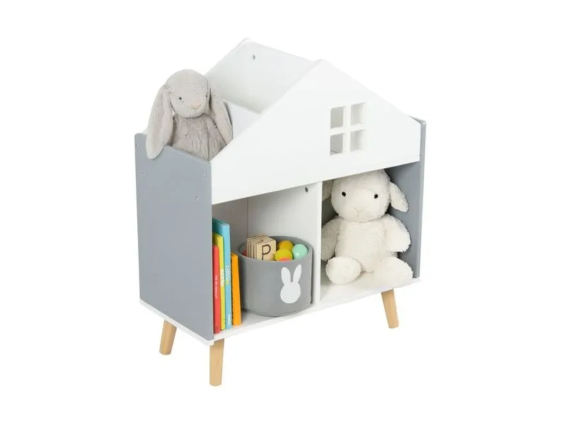 relaxdays Kinderregal Häuschen relaxdays Kinderregal Häuschen