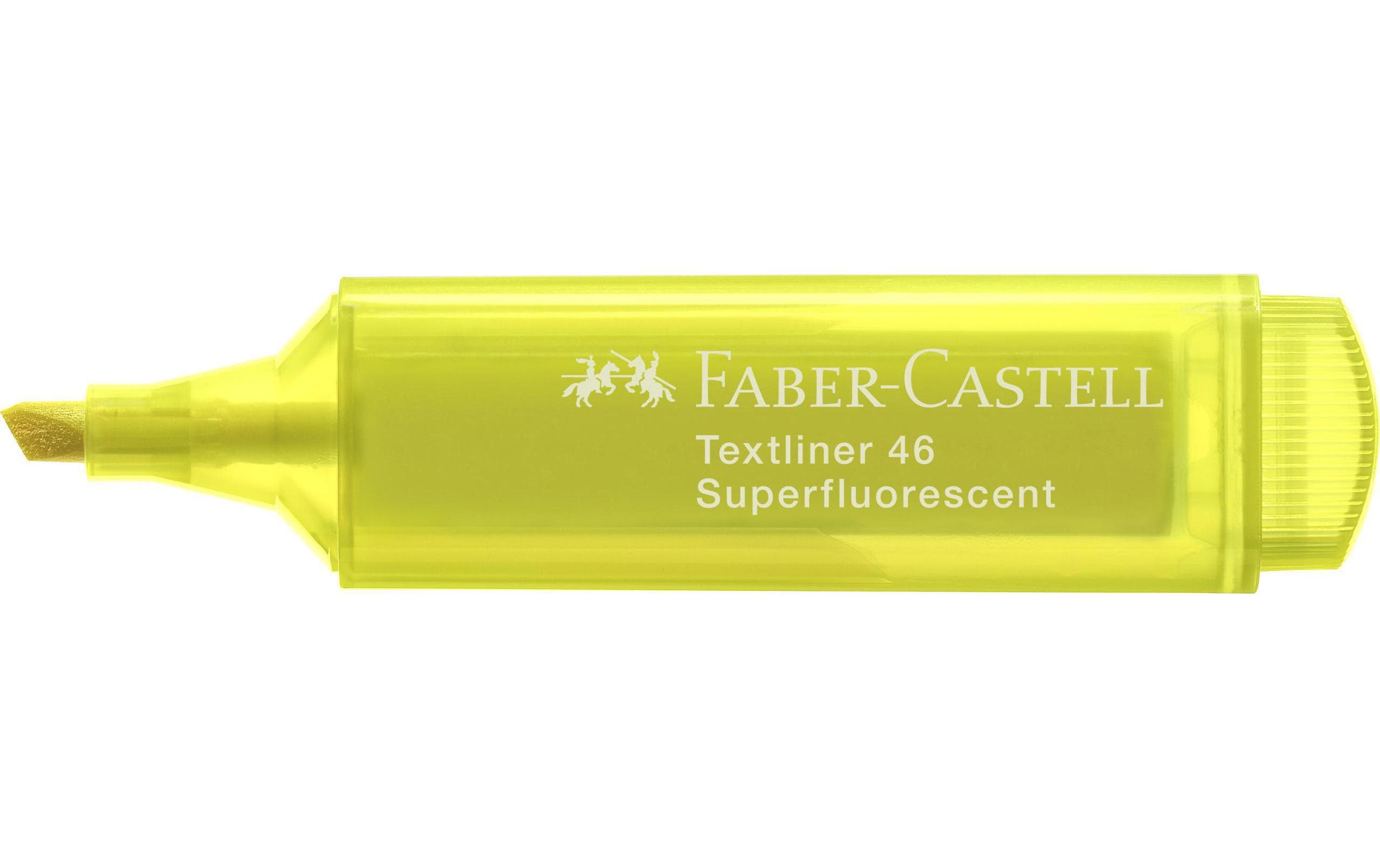 Faber-Castell Textmarker 1546 superfluorescent Gelb Faber-Castell Textmarker 1546 superfluorescent Gelb