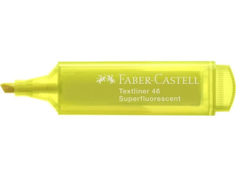 Faber-Castell Textmarker 1546 superfluorescent Gelb Faber-Castell Textmarker 1546 superfluorescent Gelb