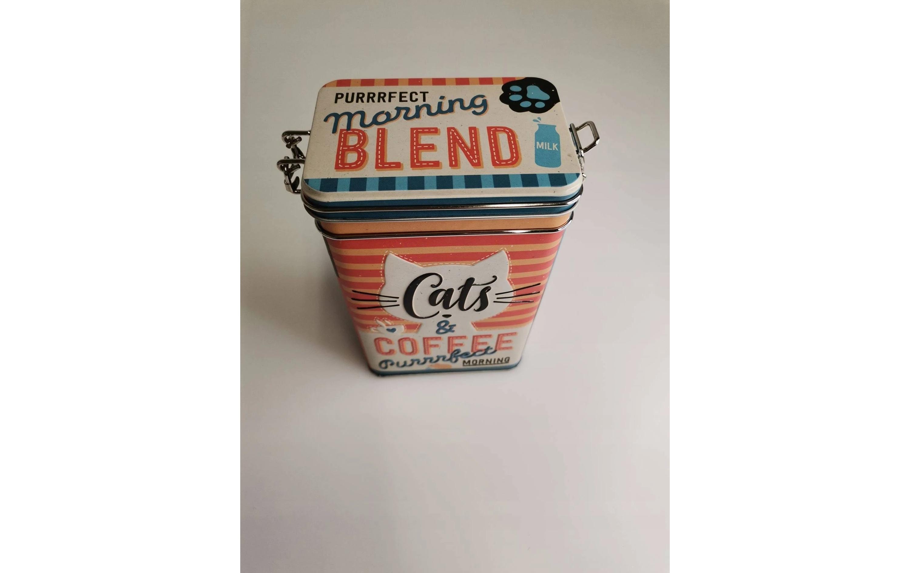 Nostalgic Art Vorratsdose Cats & Coffee 1.3 l, Mehrfarbig