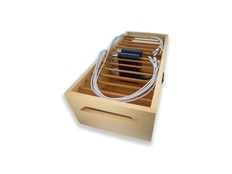 LMP LaptopBox 12-500 Schweizer Fichtenholz, 12x USB-C