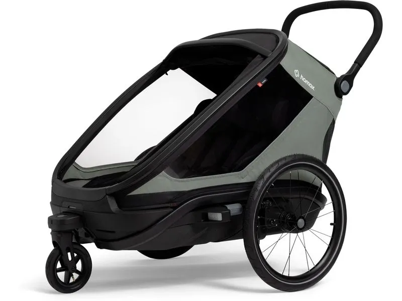 Hamax Veloanhänger Outback Next Grün/Schwarz