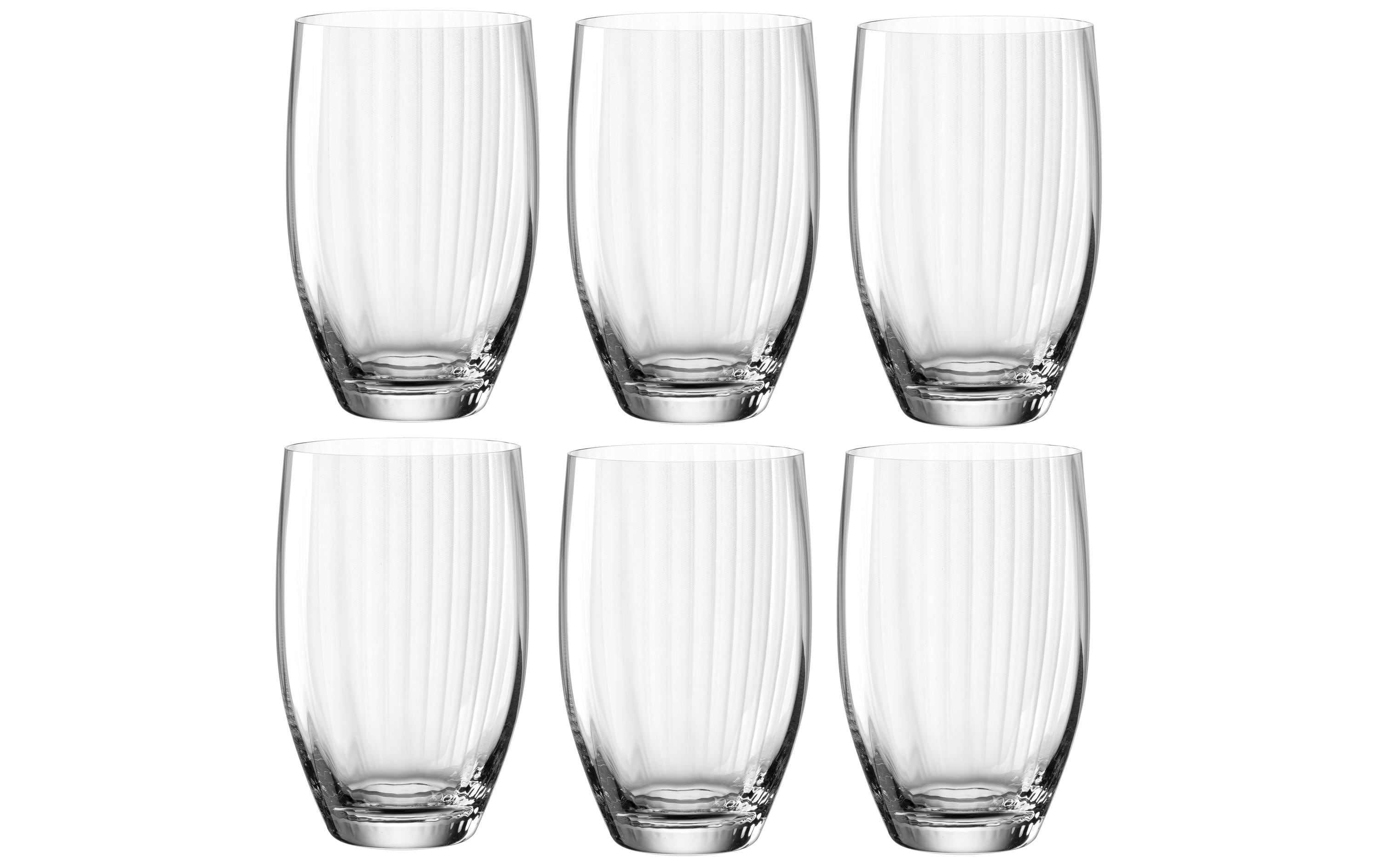 Leonardo Longdrinkglas Poesia 460 ml, 6 Stück, Transparent