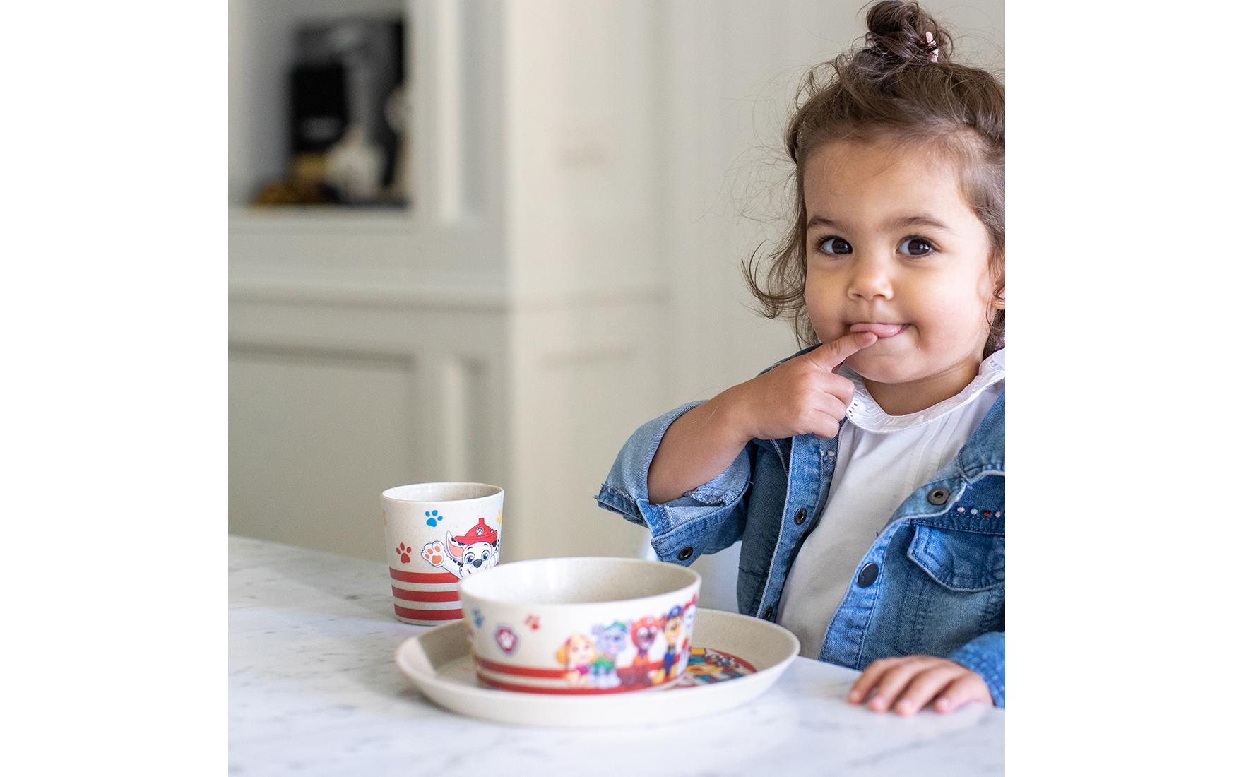 Koziol Kindergeschirrset Connect Paw Patrol, 3-teilig, Sand