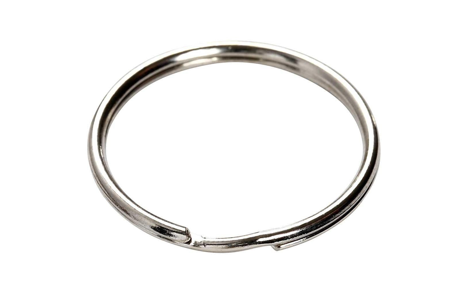 Creativ Company Spaltring 30 mm Metall, 80 Stück Creativ Company Spaltring 30 mm Metall, 80 Stück