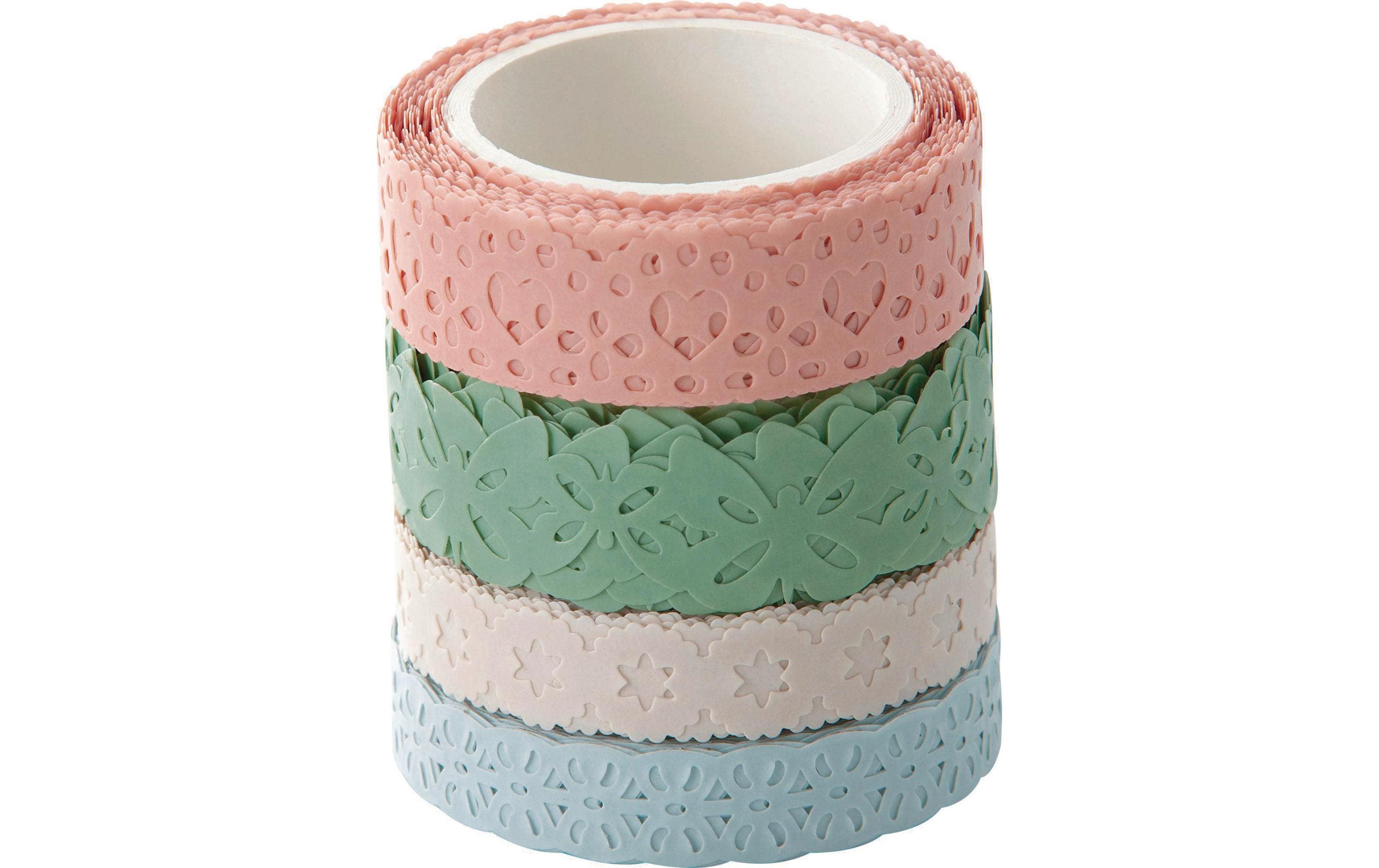 Folia Washi Tape Spitzenbordüre, 4 Stück Folia Washi Tape Spitzenbordüre, 4 Stück