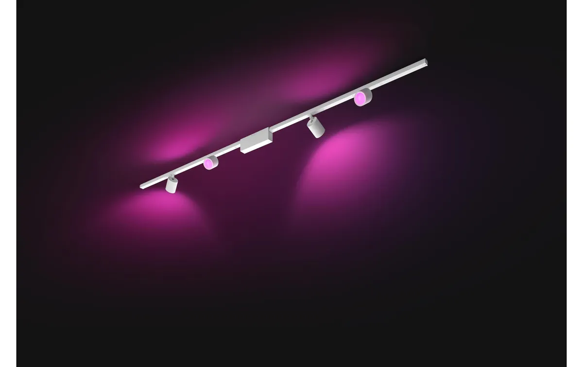 Philips Hue Perifo Basis-Set Deckenleuchte 4 Spots Weiss Philips Hue Perifo Basis-Set Deckenleuchte 4 Spots Weiss