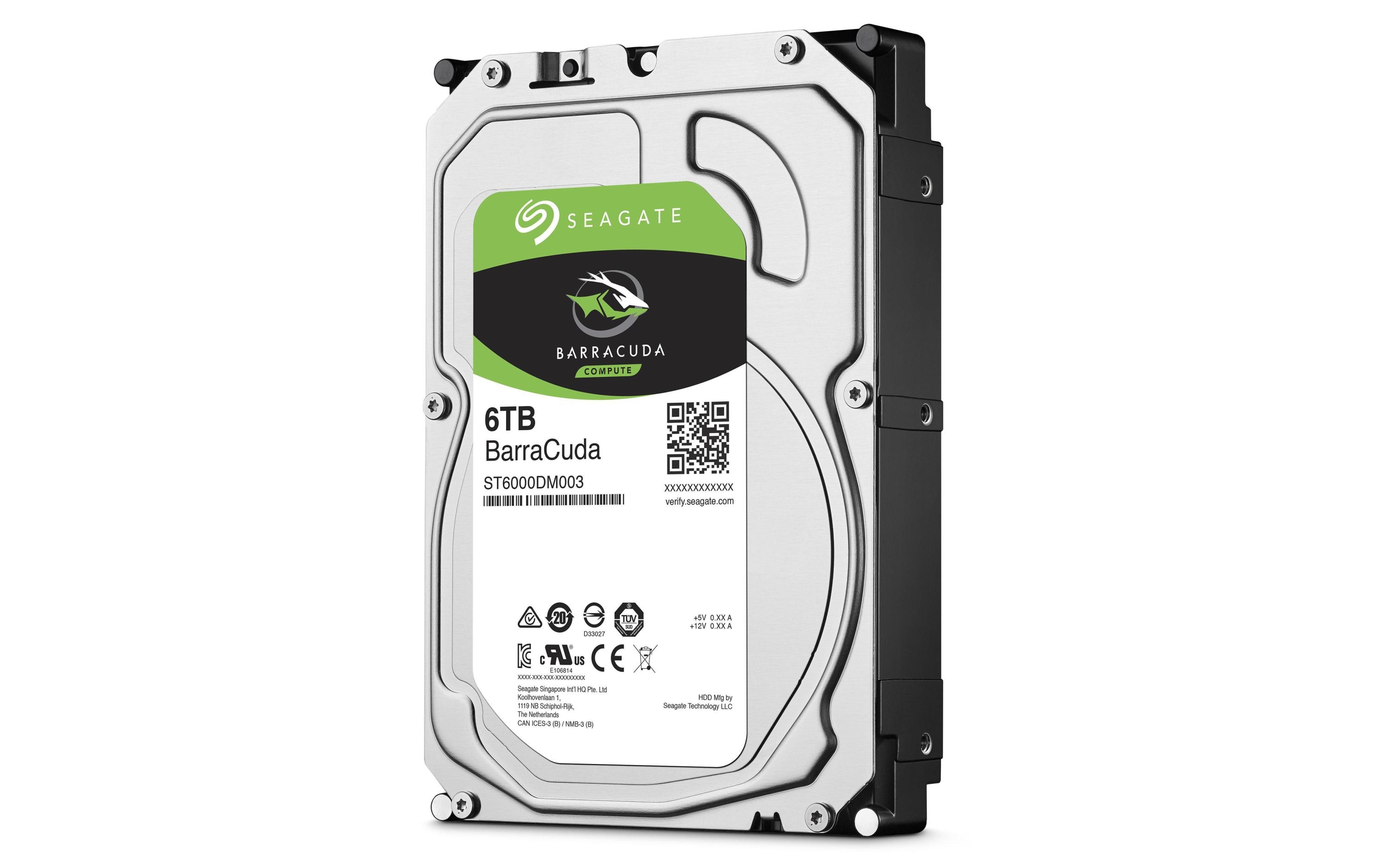 Seagate Harddisk BarraCuda 3.5 SATA 6 TB
