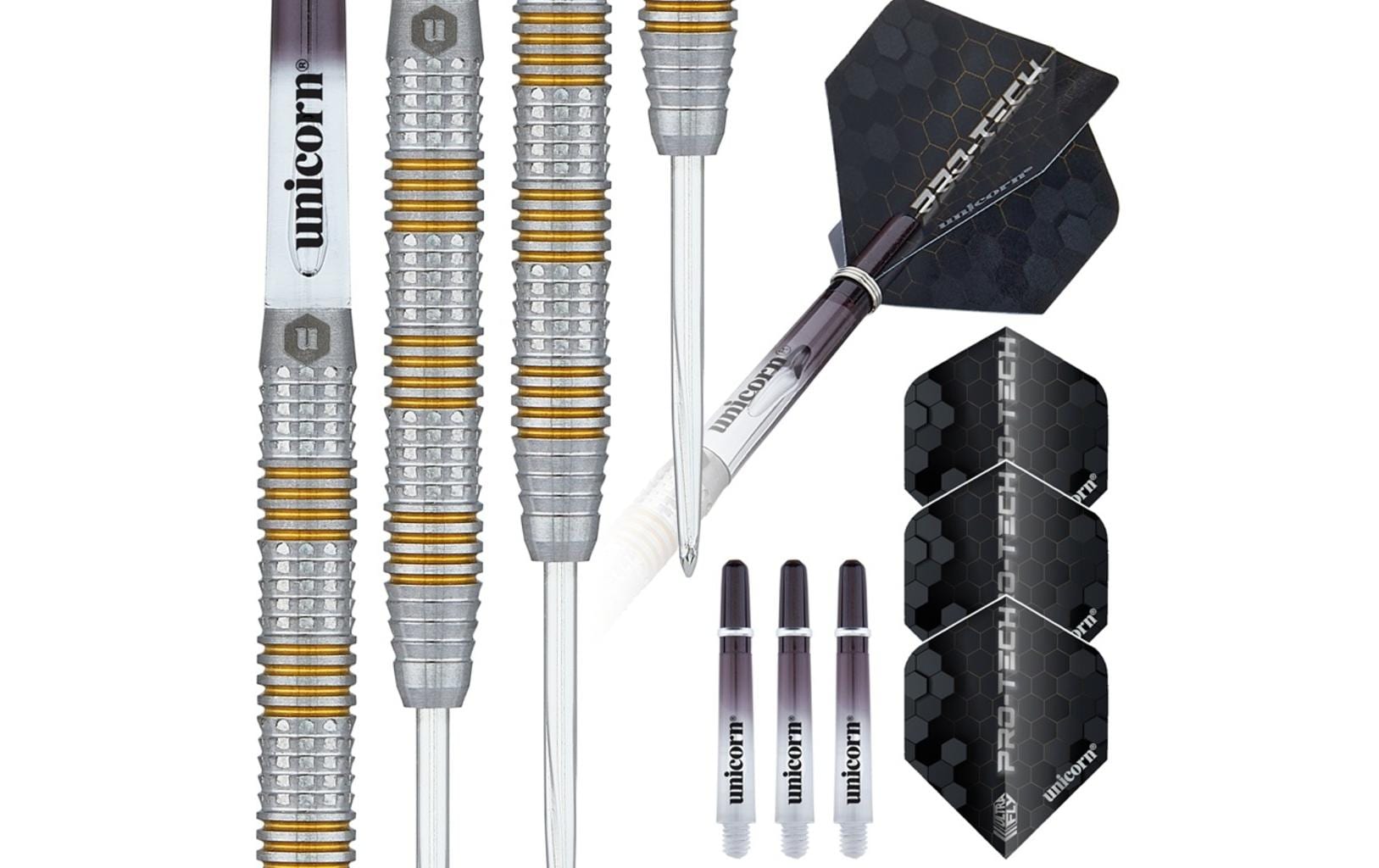 Unicorn Dartpfeile Pro-Tech Style 3 Steel Tip Dart 21g 3 Stück Unicorn Dartpfeile Pro-Tech Style 3 Steel Tip Dart 21g 3 Stück