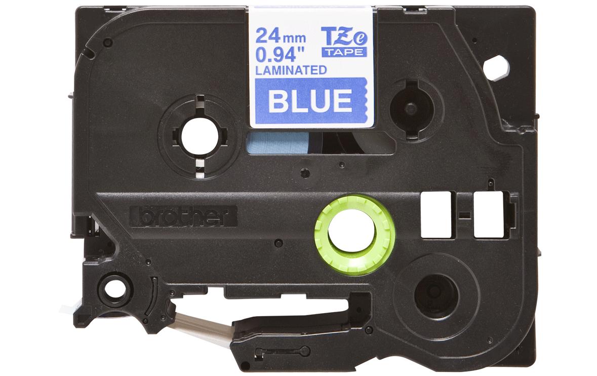 Brother Beschriftungsband TZe-555 Weiss auf Blau Brother Beschriftungsband TZe-555 Weiss auf Blau
