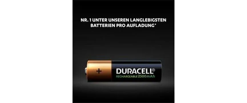 Duracell Akku Rechargeable AA 2400 mAh 4 Stück Duracell Akku Rechargeable AA 2400 mAh 4 Stück