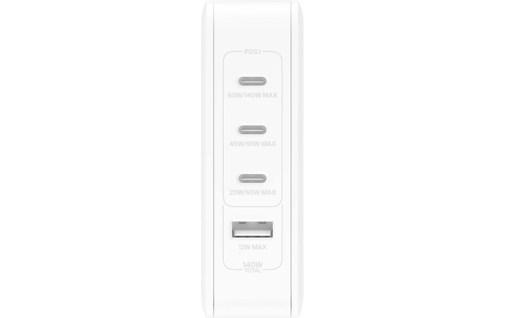 Belkin USB-Wandladegerät 1xUSB-A/3xUSB-C Weiss