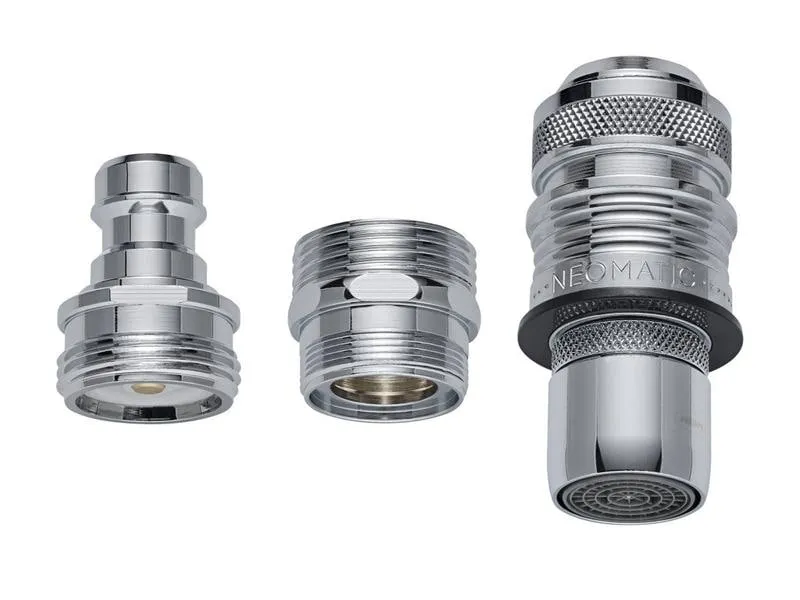 diaqua® Wasch-/Spülmaschinen Set Messing verchromt