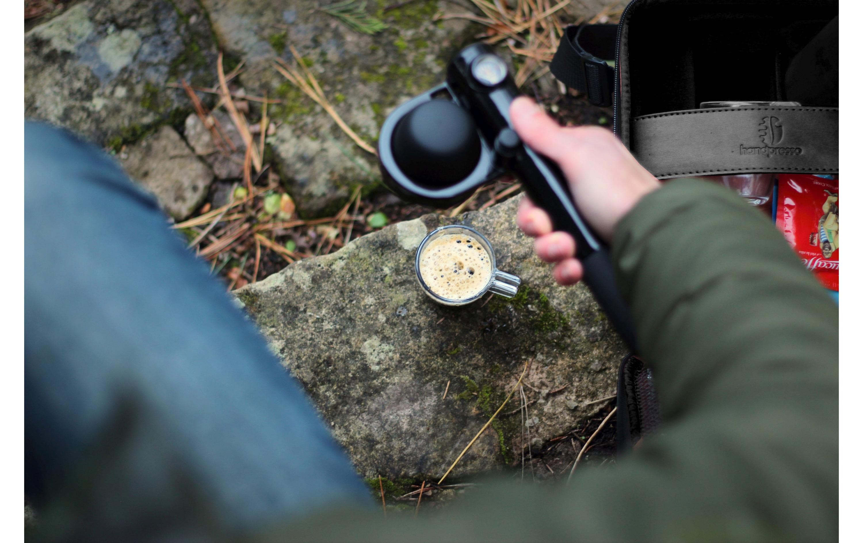 Handpresso Reisekaffeemaschine Outdoor Set Hybrid E.S.E. Pads