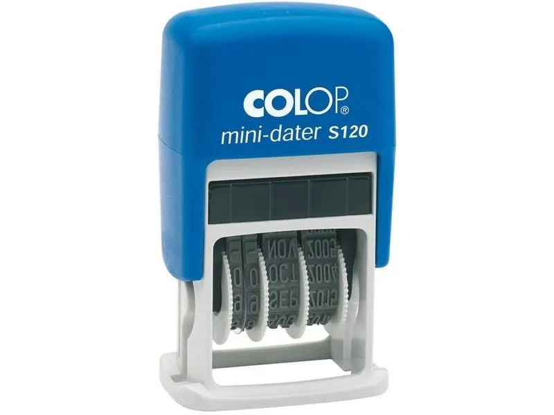 Colop Stempel Mini-Dater S120, Datum, Blau Colop Stempel Mini-Dater S120, Datum, Blau