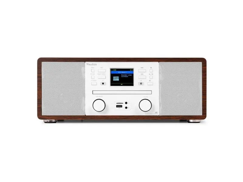 Audizio Avola-WHT DAB+/FM Radio mit BT u. CD, WLAN, Weiss Audizio Avola-WHT DAB+/FM Radio mit BT u. CD, WLAN, Weiss