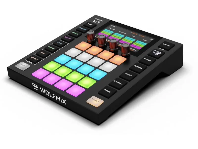 Wolfmix Wolfmix W1 MK3 Lichtsteuerung Standalone DMX Controller Wolfmix Wolfmix W1 MK3 Lichtsteuerung Standalone DMX Controller
