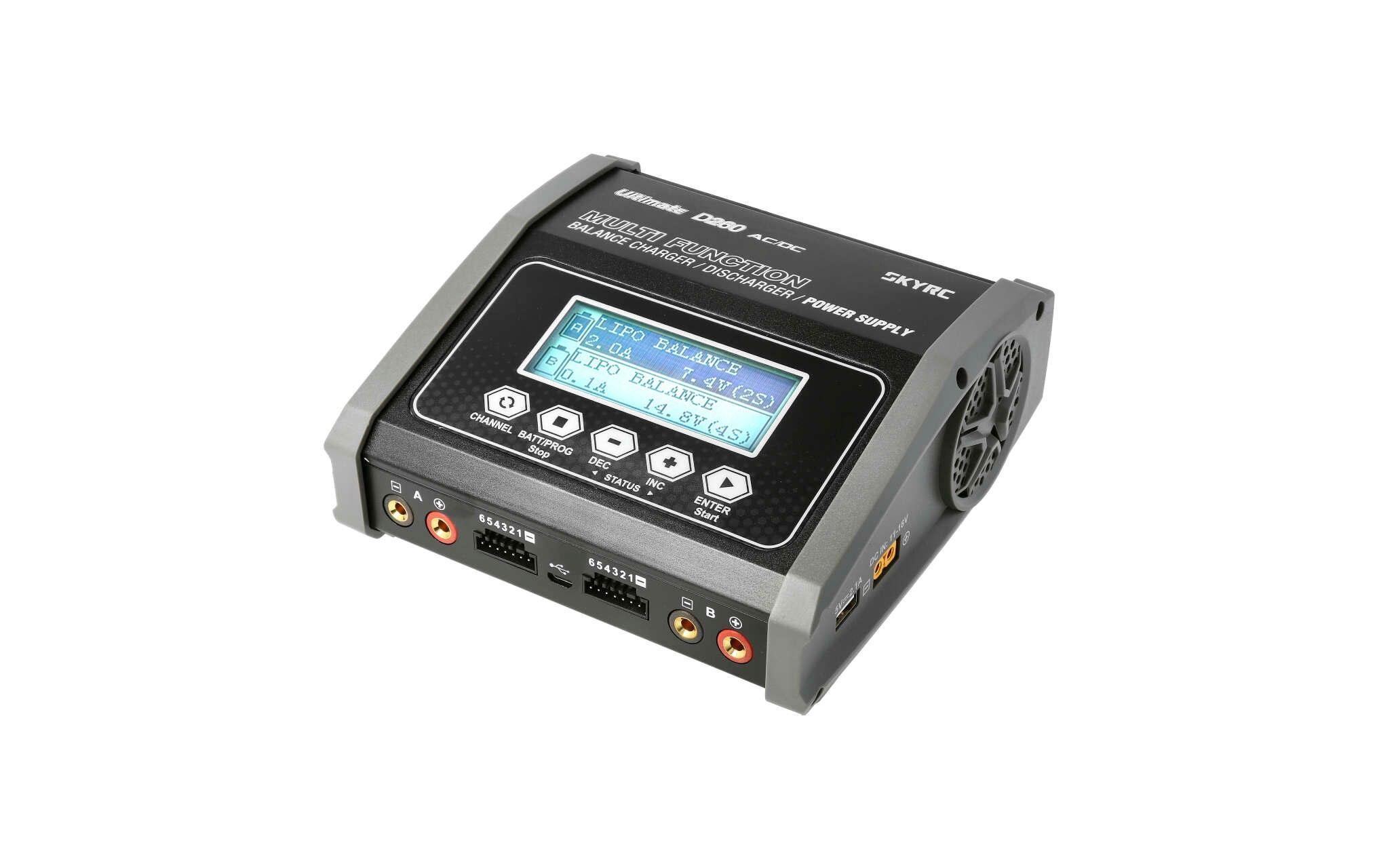 SKYRC Dual-Ladegerät D260 AC/DC 2x 130W SKYRC Dual-Ladegerät D260 AC/DC 2x 130W