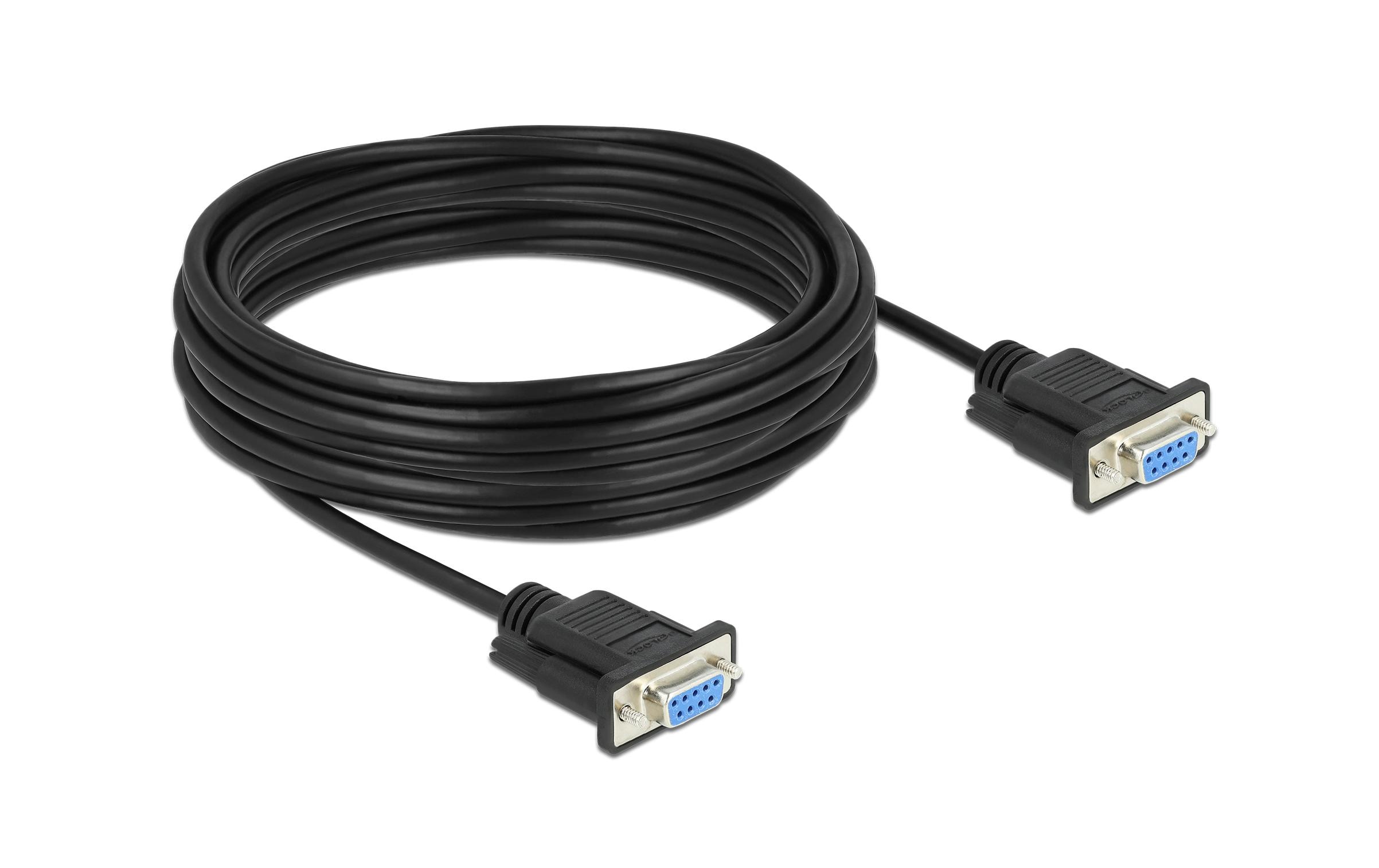 Delock Anschlusskabel Nullmodem RS-232 DB9, (f-f) 2 m Delock Anschlusskabel Nullmodem RS-232 DB9, (f-f) 2 m