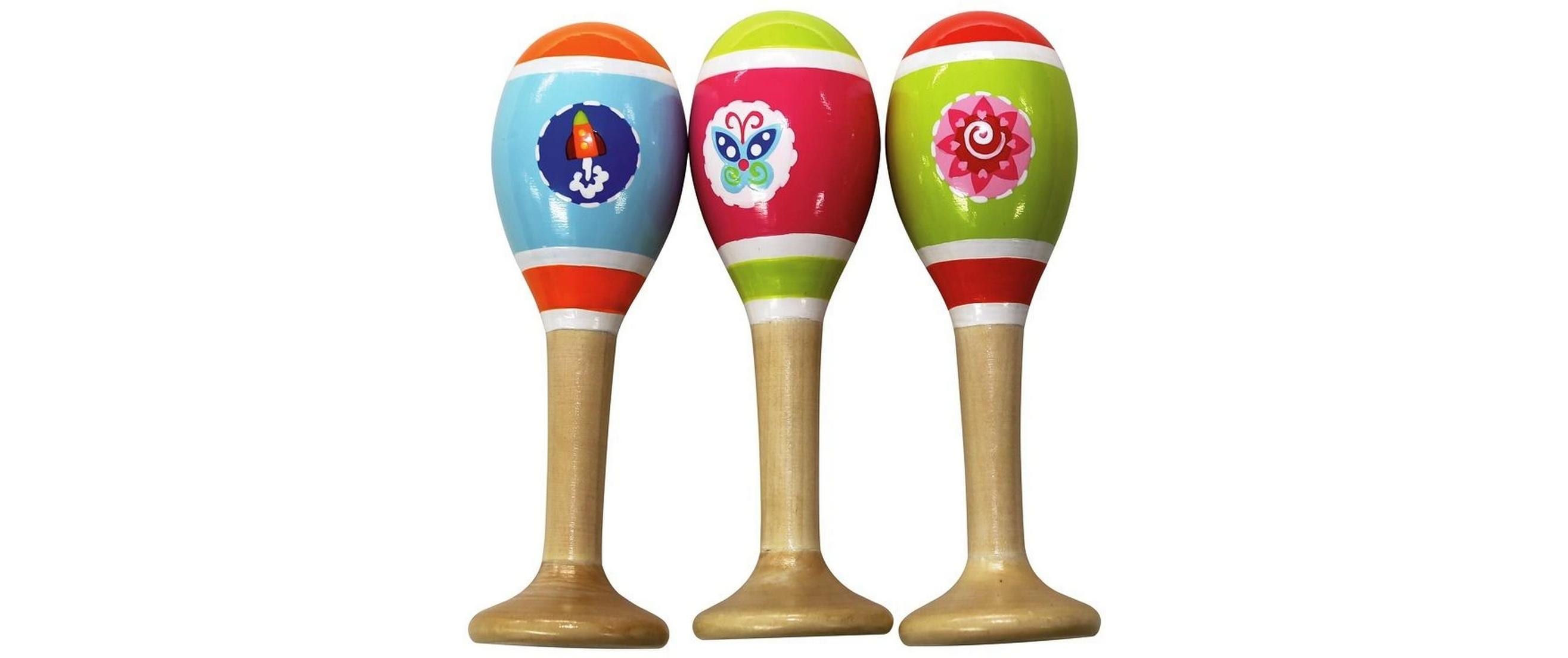 Spielba Holzspielwaren Musikinstrument Maracas