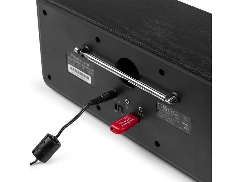 Audizio DAB+ Radio Foza Schwarz