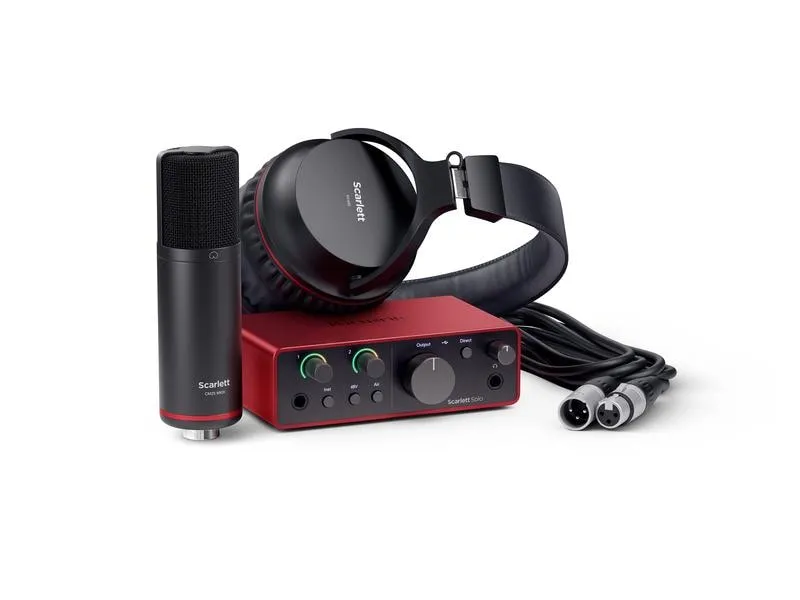 Focusrite Recording-Set Scarlett Solo Studio – 4th Generation Focusrite Recording-Set Scarlett Solo Studio – 4th Generation