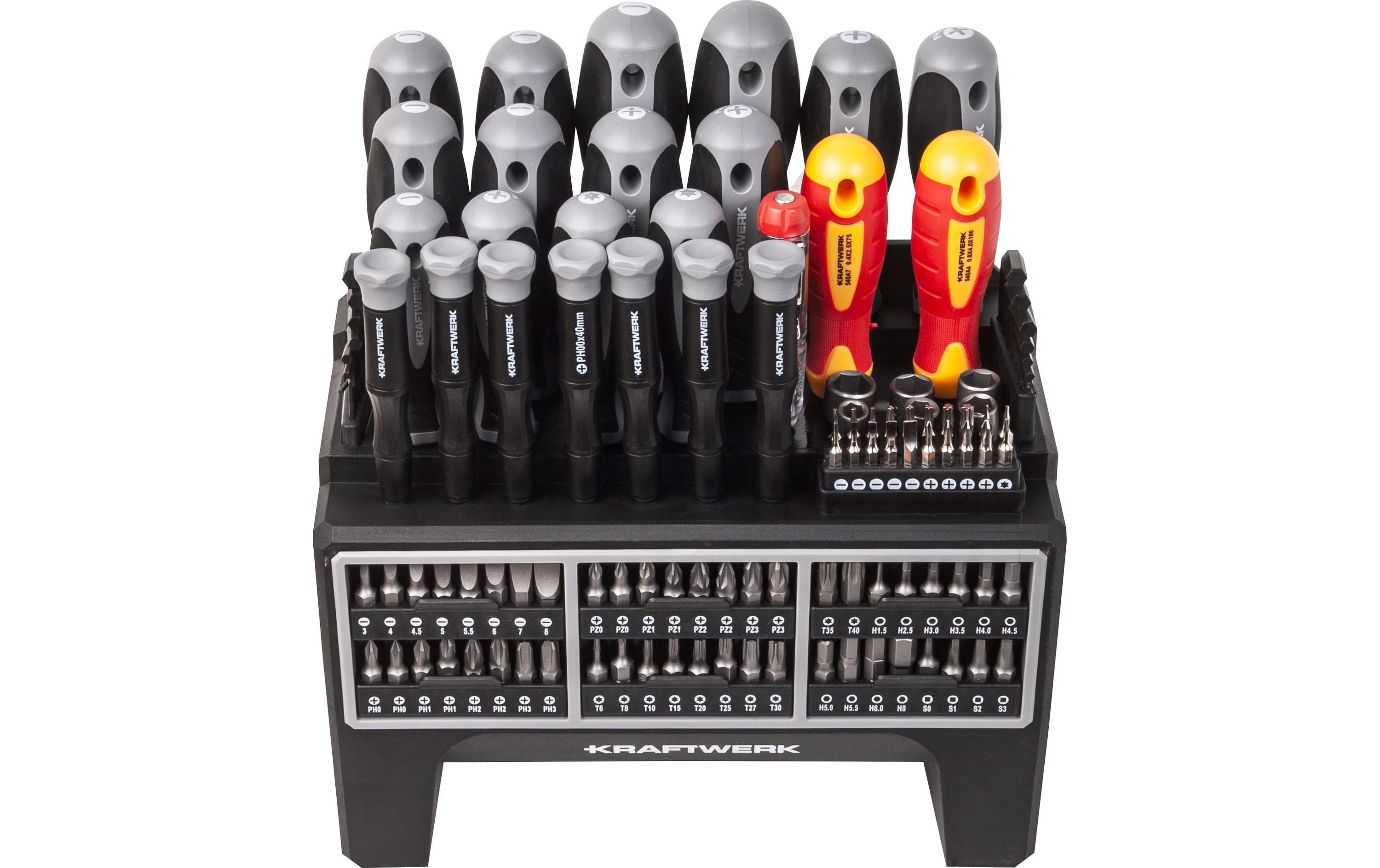 Kraftwerk Schraubendreher und Bit Set 114-teilig