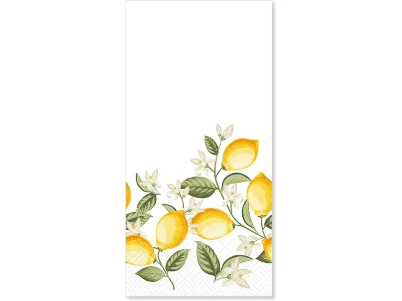 Chic Antique Papierservietten mit Zitronen 40 cm x 40 cm, 16 Stück
