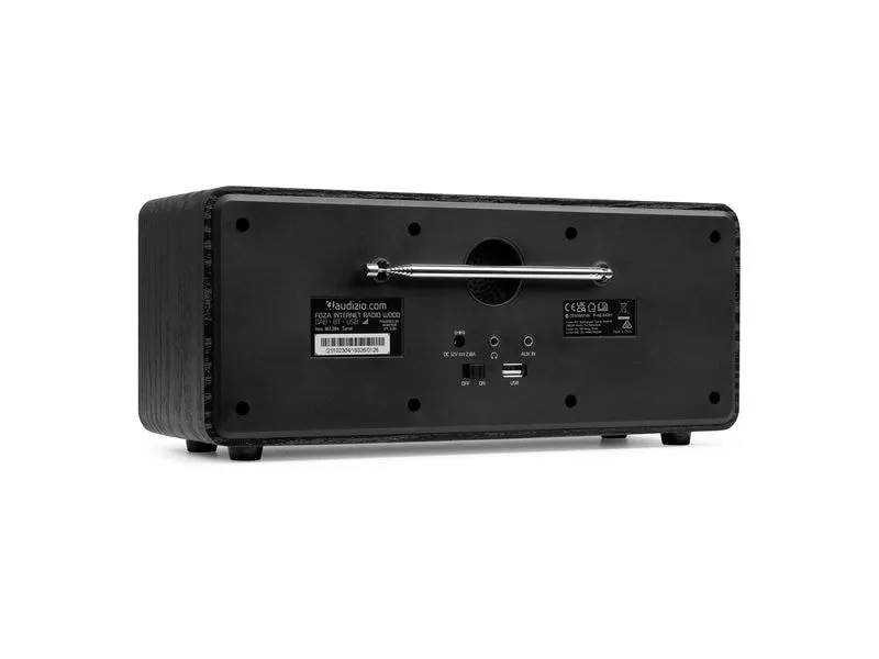 Audizio DAB+ Radio Foza Schwarz