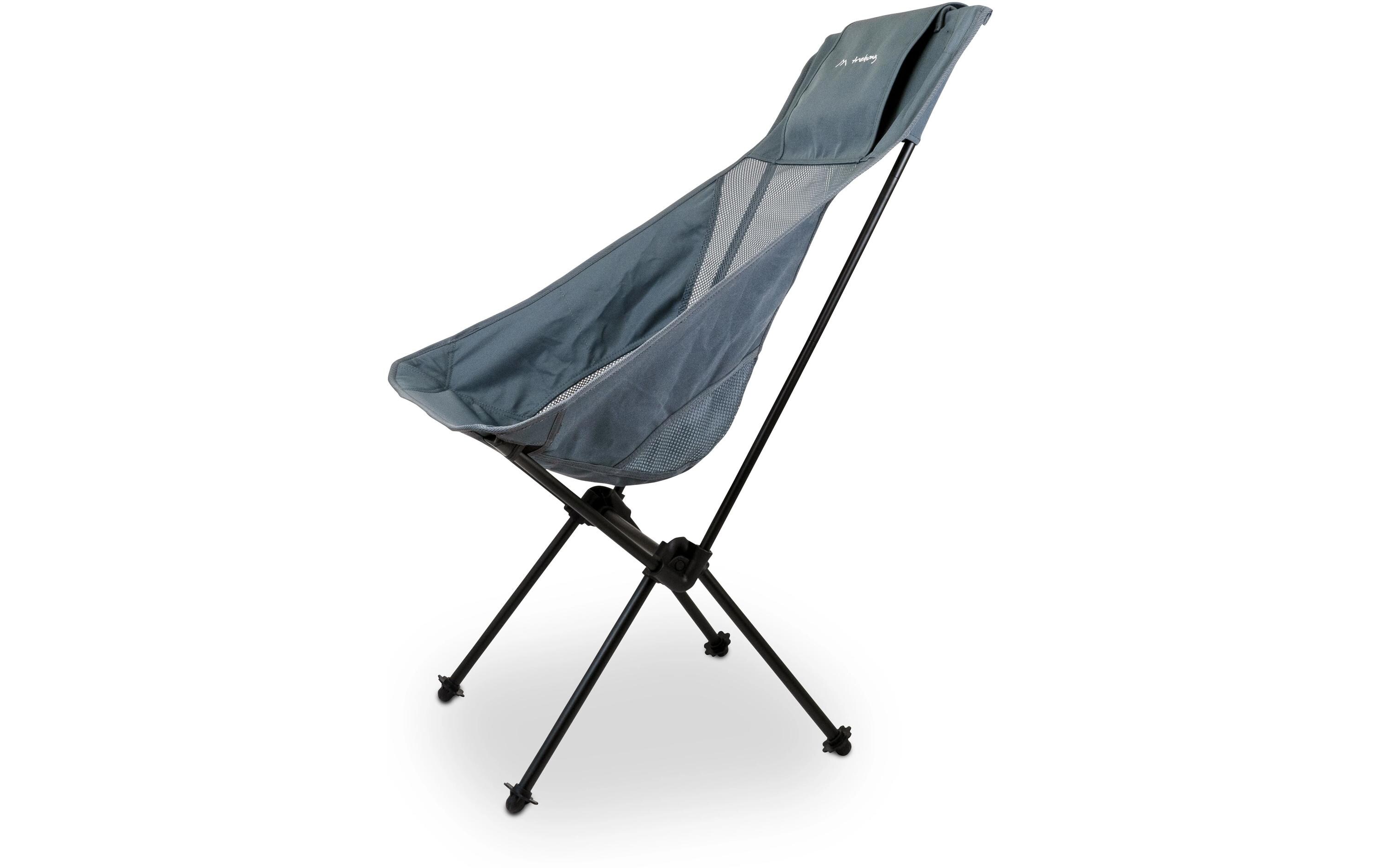 Trekony Campingstuhl Hoch Anthrazit