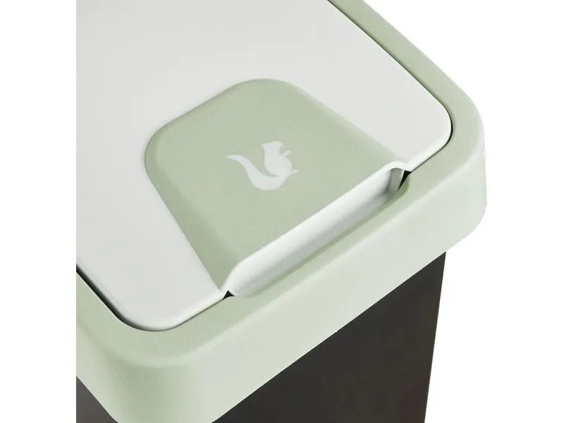 keeeper Abfalleimer Magne 25 l, Flip-Deckel, soft green