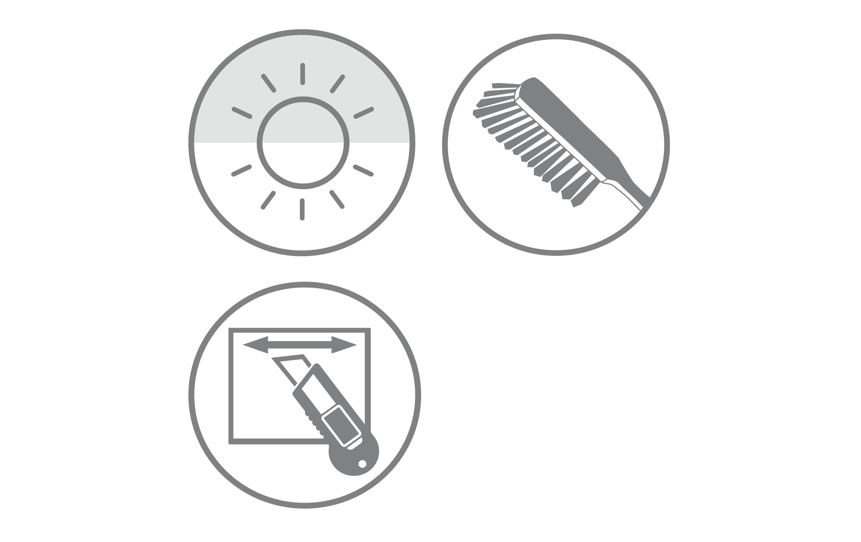 Gardinia Plissée Concept 50 x 130 cm, Taupe