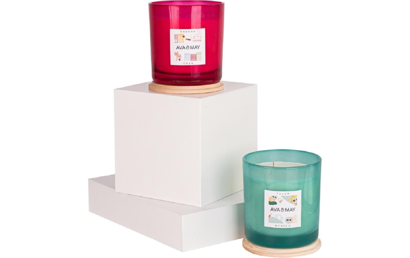 AVA & MAY Duftkerze Tulum Gross, 500 g