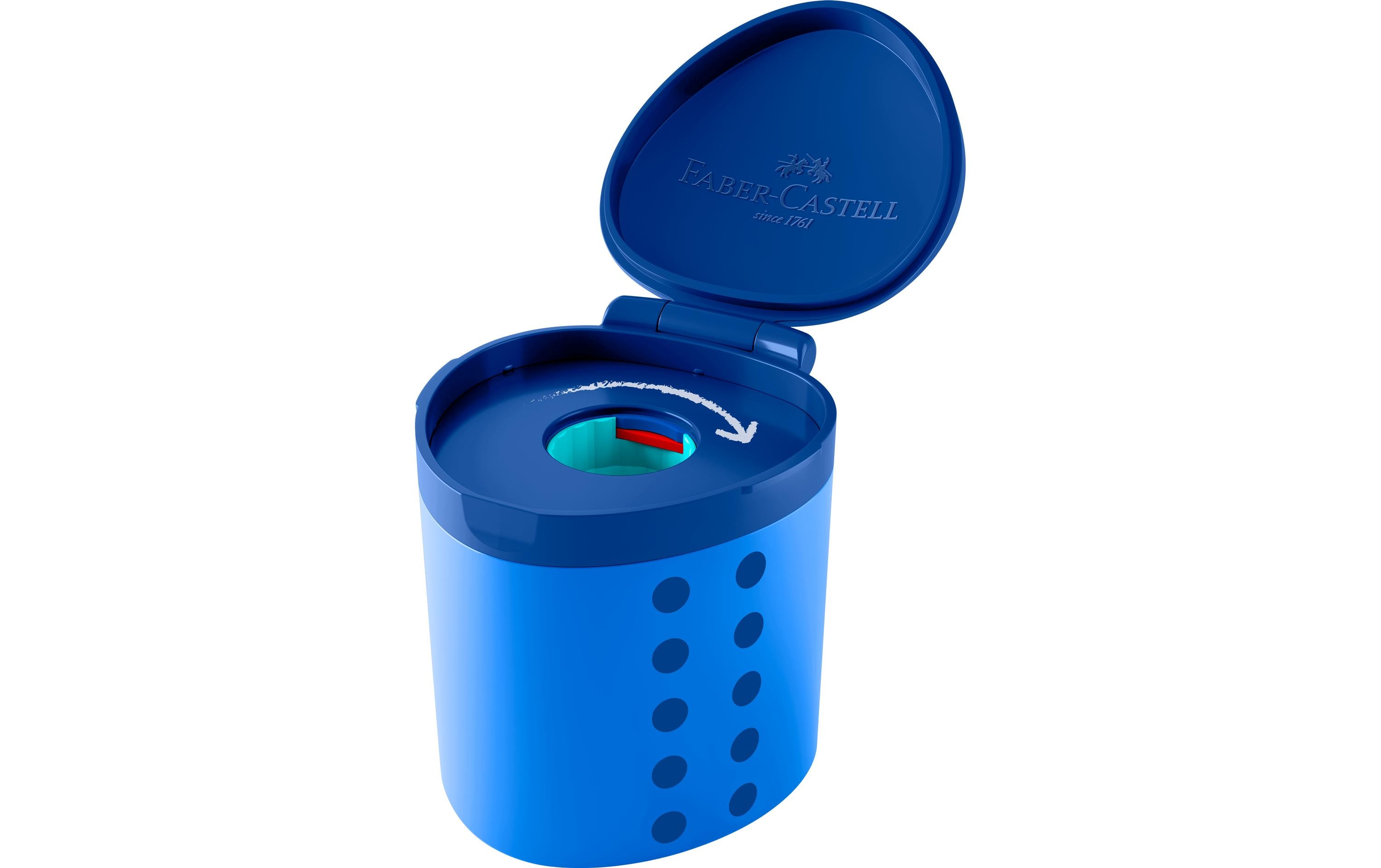 Faber-Castell Spitzer Spitzdose Grippy inklusive Schneidschutz